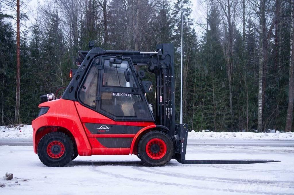 Linde H 80 D-03 Tehnika ar dīzeļa dzinēju