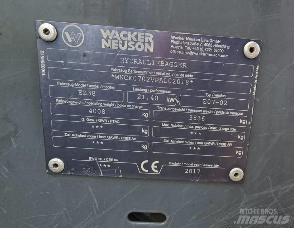 Wacker Neuson EZ 38 Mini ekskavatori < 7 t