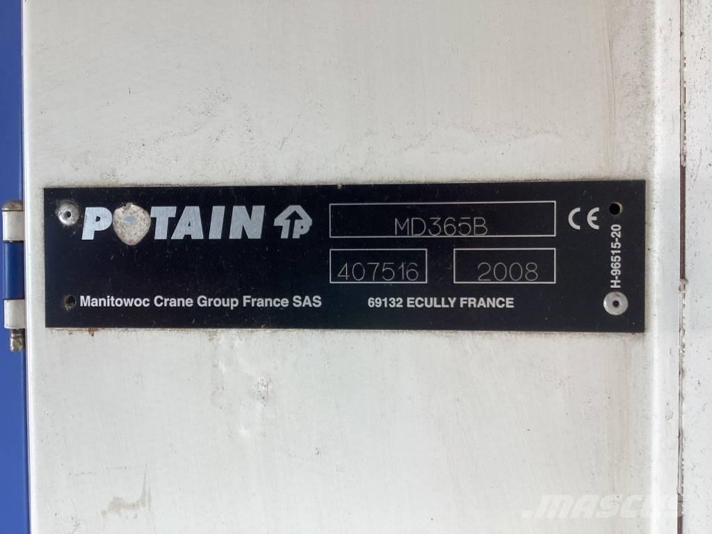 Potain MD365B Torņa krāni