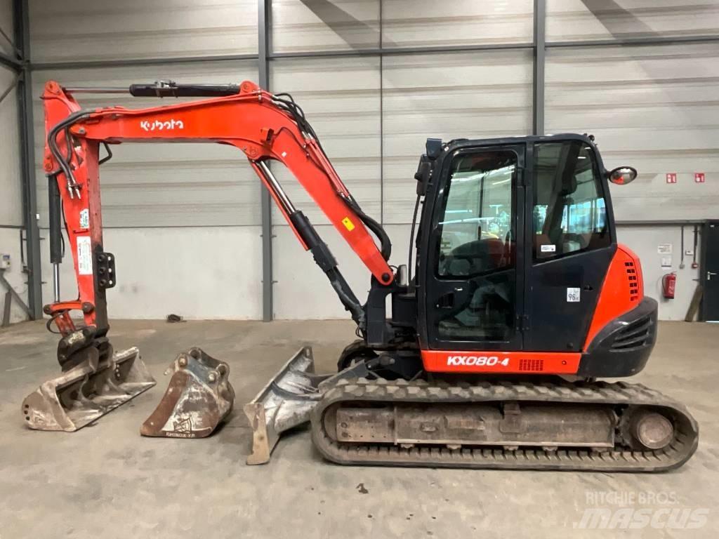 Kubota KX 080-4 Vidēja lieluma ekskavatori 7 t - 12 t