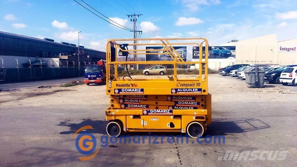 Haulotte Compact 10 Šķerveida pacēlāji