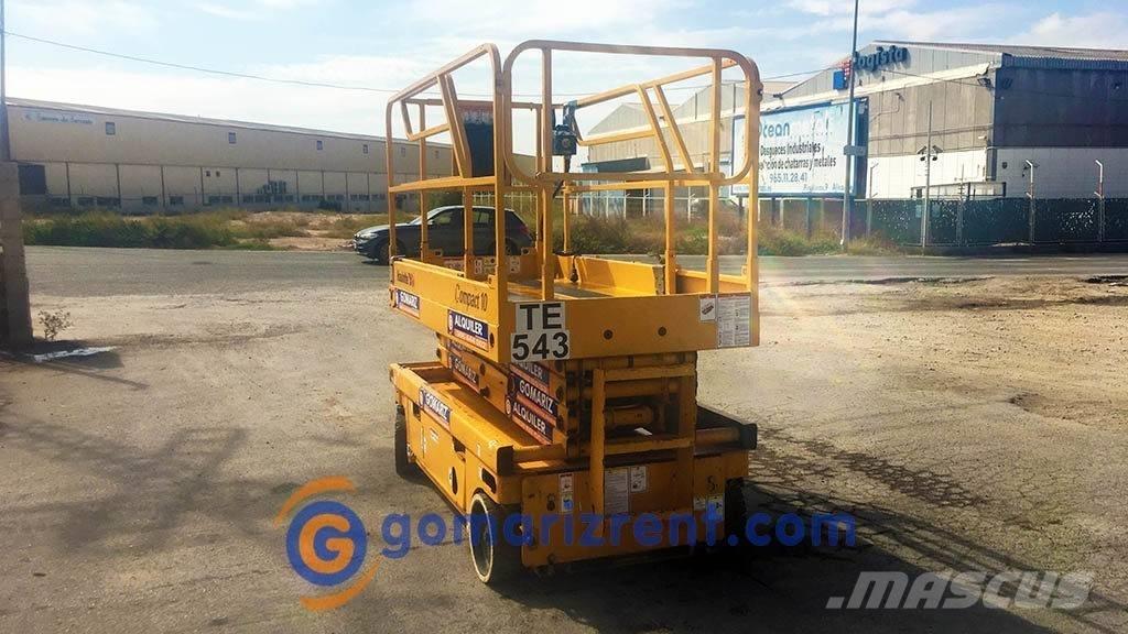 Haulotte Compact 10 Šķerveida pacēlāji