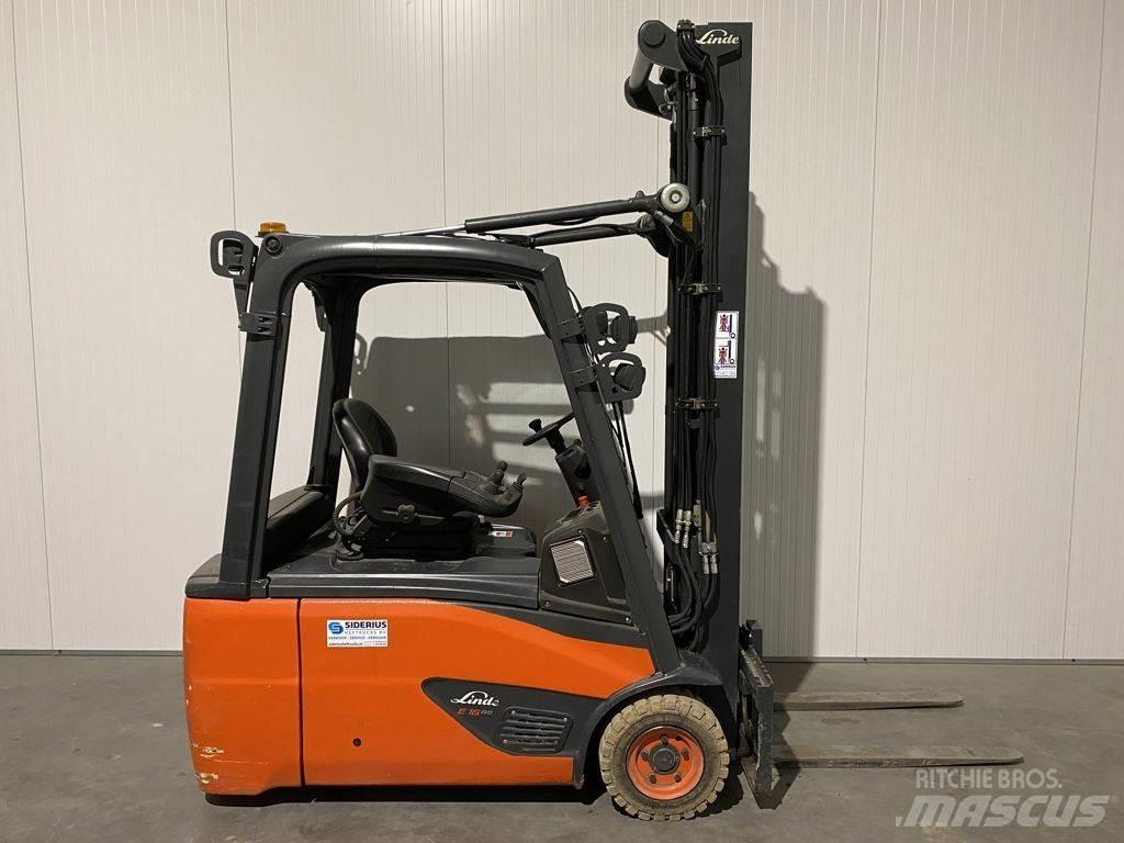 Linde E16L-02 Elektriskie iekrāvēji