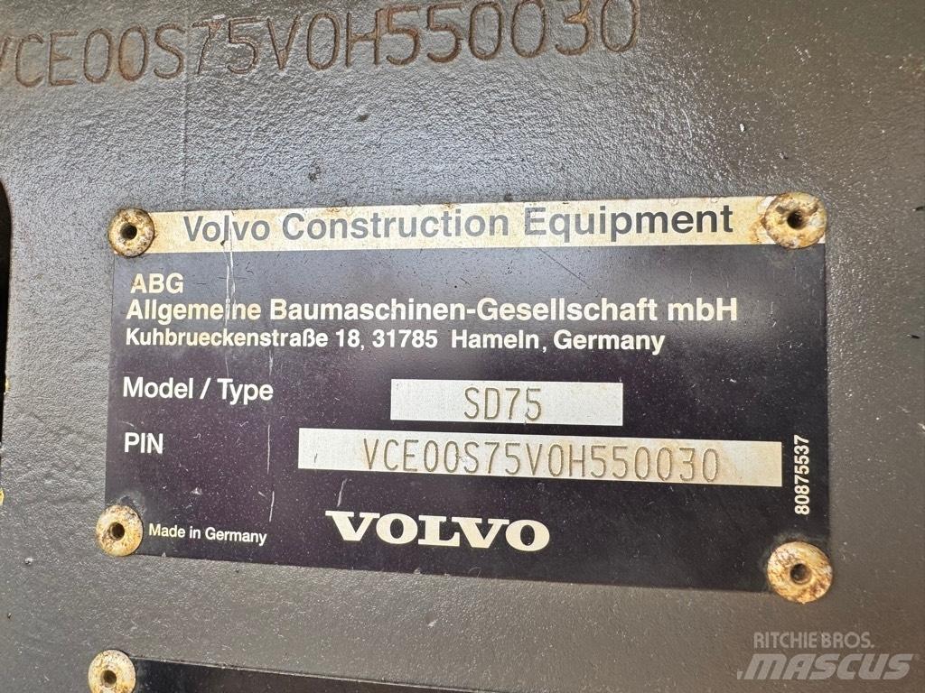 Volvo SD 75 Vienvalča grunts veltņi