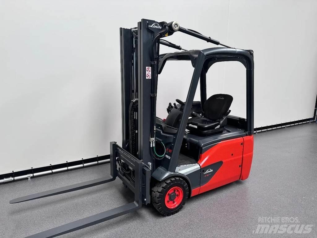 Linde 386 E 16-02 Elektriskie iekrāvēji