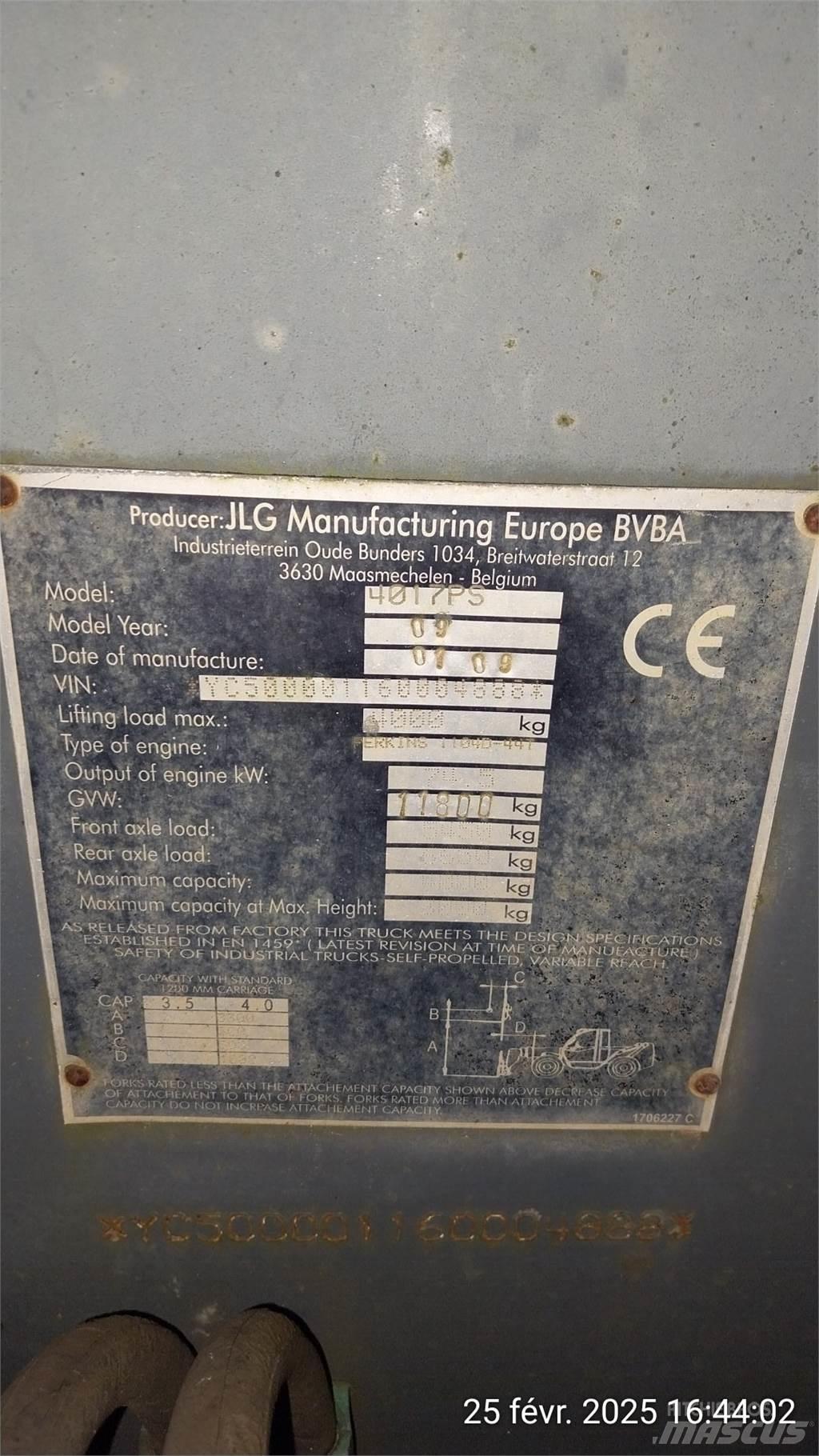 JLG 4017PS Teleskopiskie manipulatori