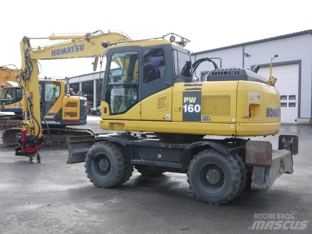 Komatsu PW 160-7E0 Ekskavatori uz riteņiem