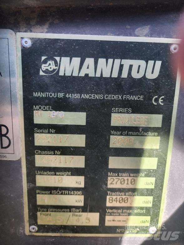 Manitou MT1840 Teleskopiskie manipulatori