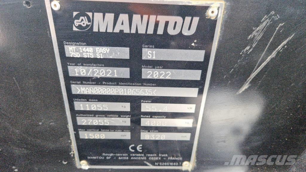 Manitou MT 1440 Teleskopiskie manipulatori
