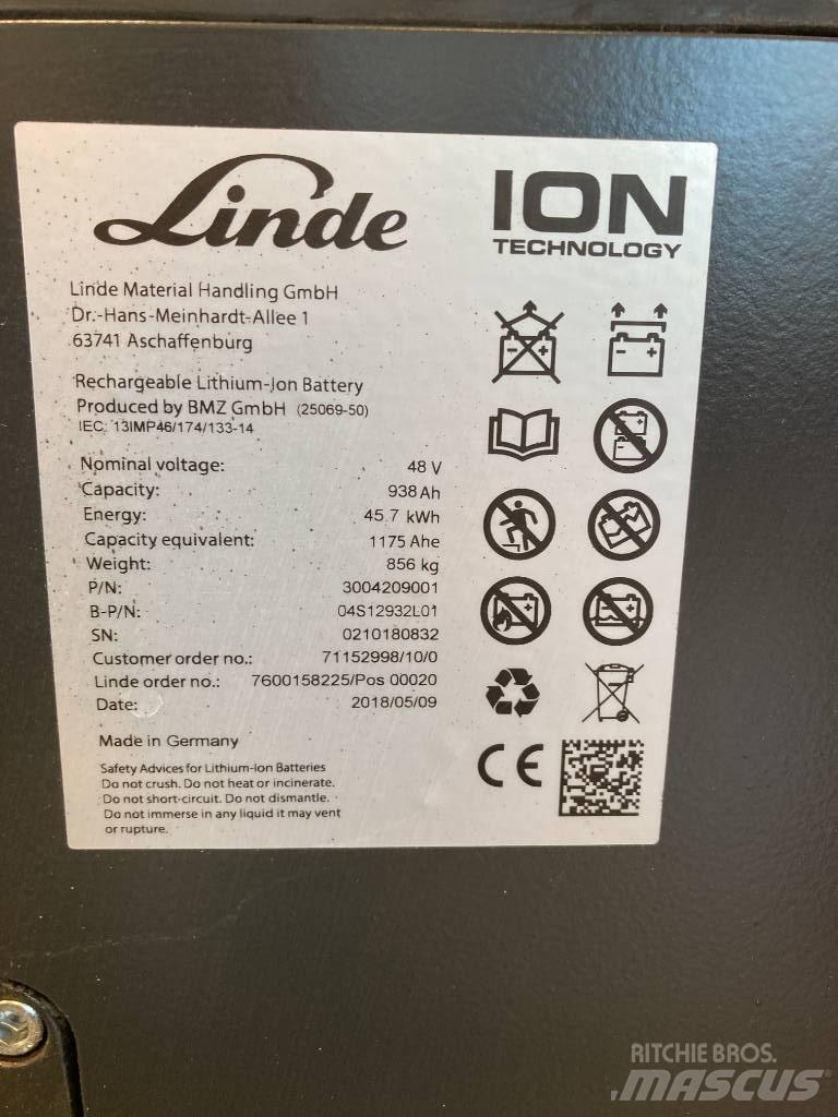 Linde E16/386 Li-ION Elektriskie iekrāvēji