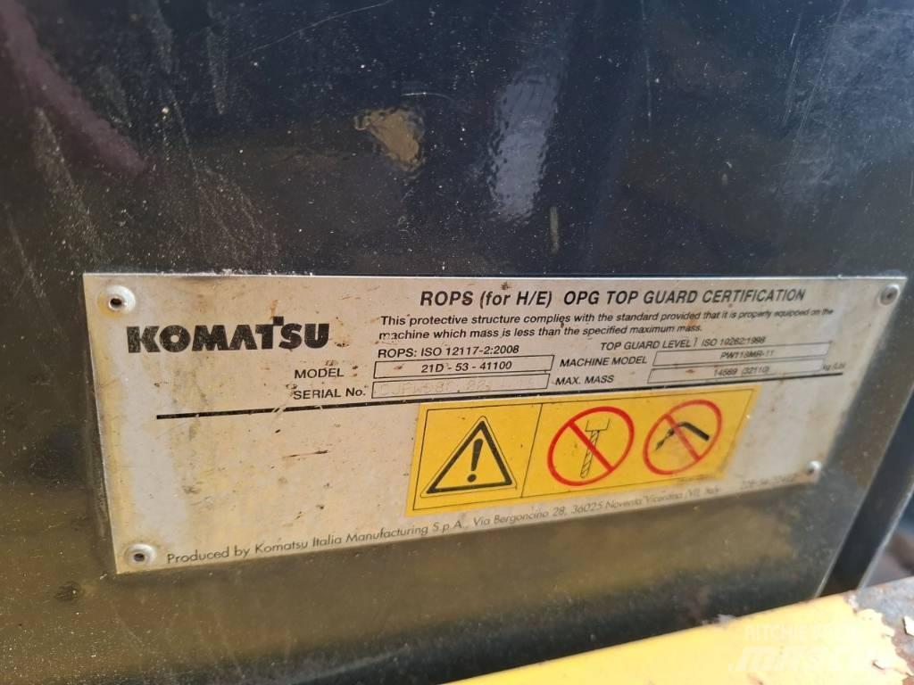 Komatsu PW 118MR-11 Ekskavatori uz riteņiem