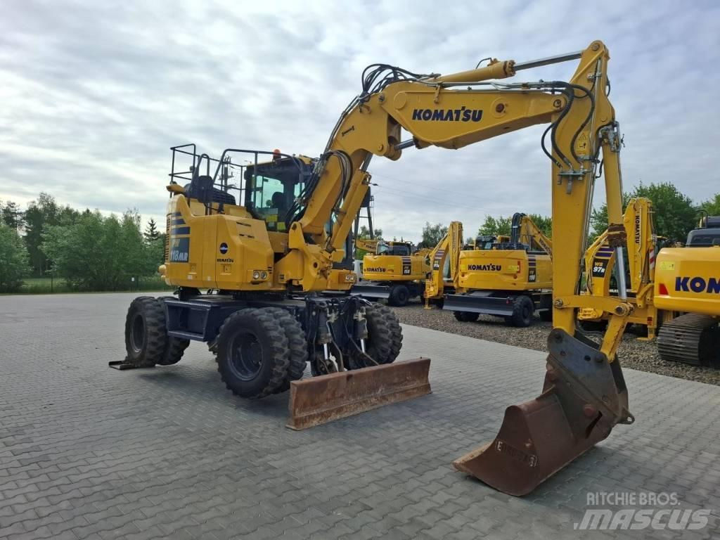 Komatsu PW 118MR-11 Ekskavatori uz riteņiem