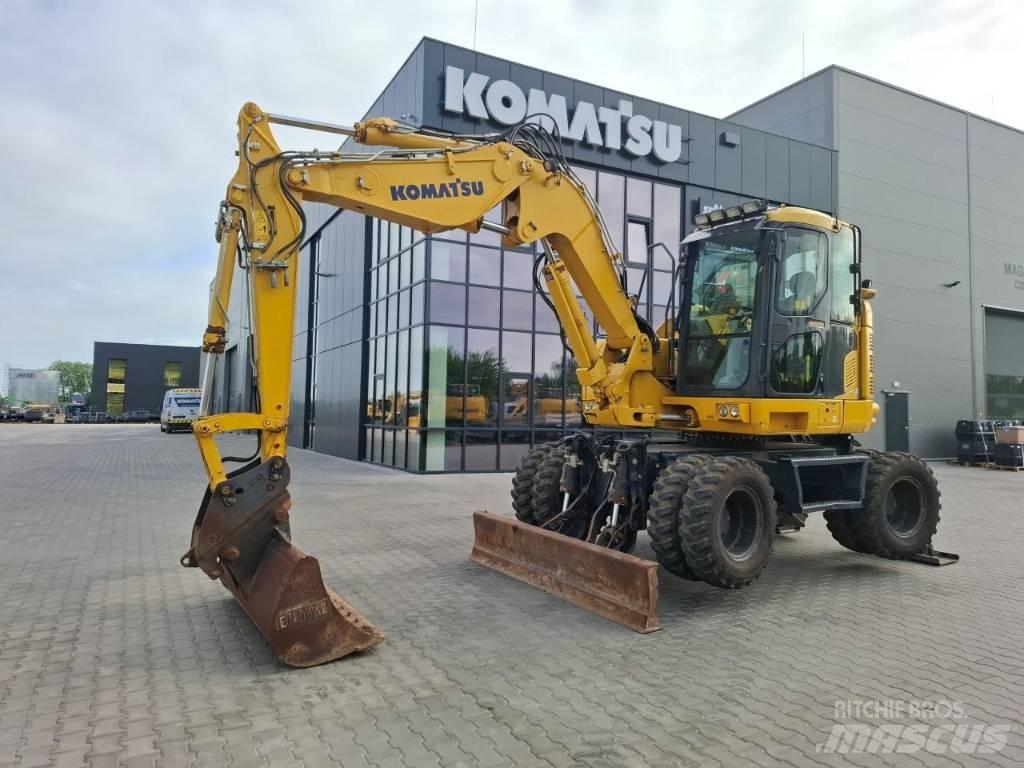 Komatsu PW 118MR-11 Ekskavatori uz riteņiem