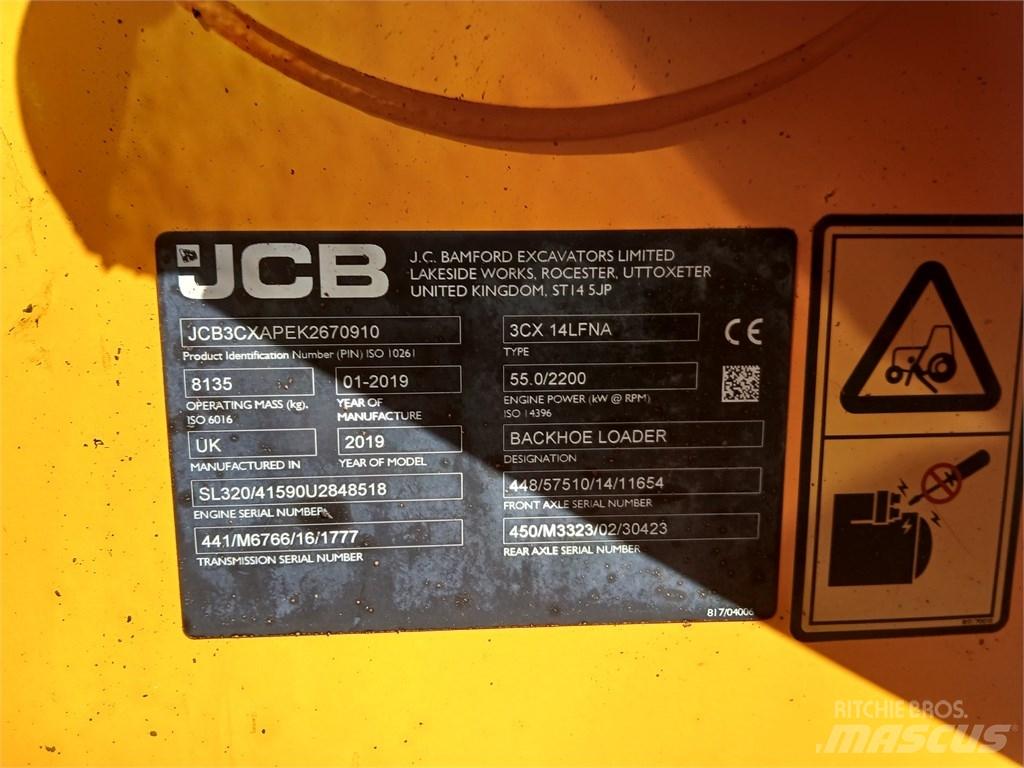 JCB 3 CX ECO Ekskavatori-iekrāvēji