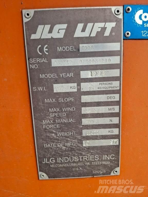 JLG 600s Teleskopiskie pacēlāji