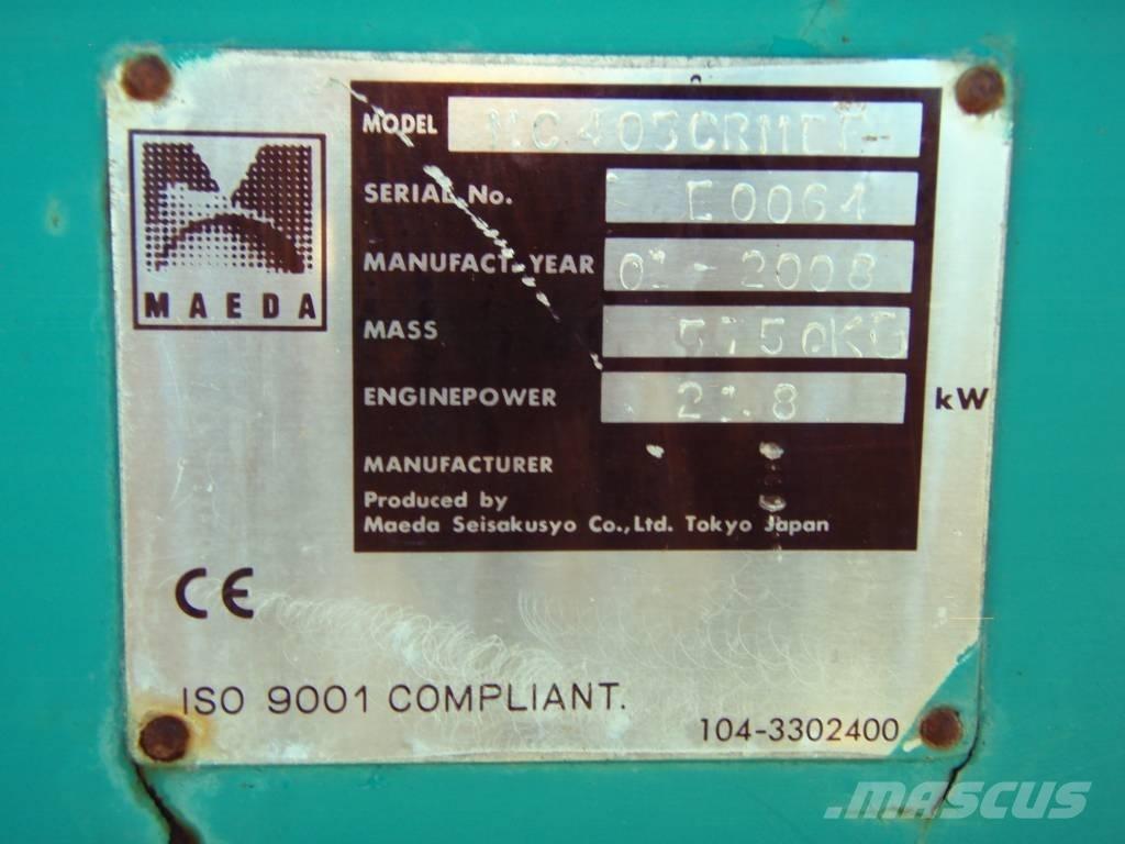 Maeda MC 405 CRME Kāpurķēžu ceļamkrāni