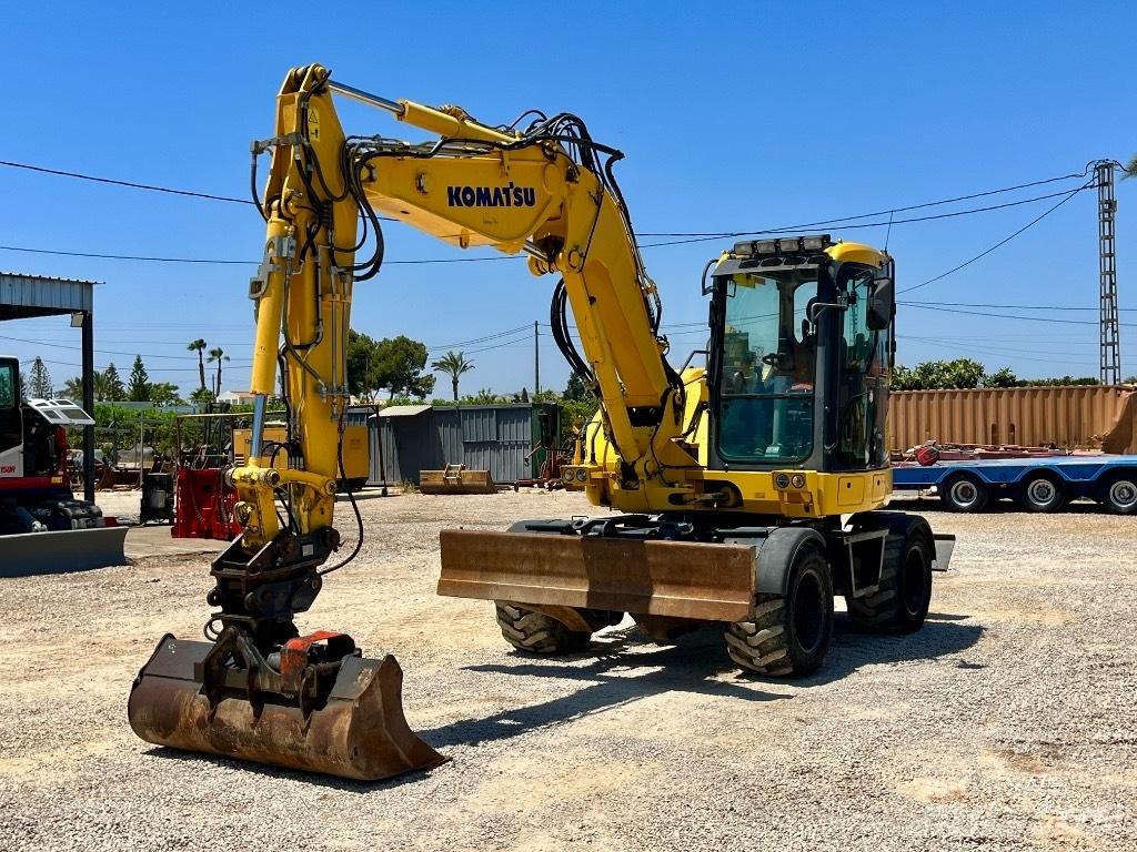 Komatsu PW 98 MR Ekskavatori uz riteņiem