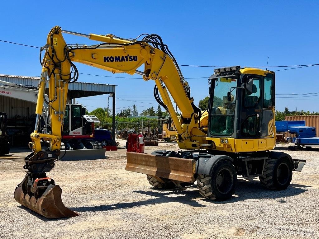 Komatsu PW 98 MR Ekskavatori uz riteņiem