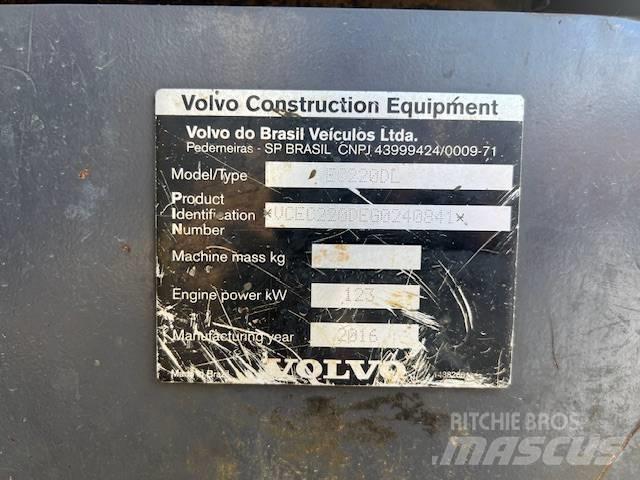 Volvo EC 220 DL Kāpurķēžu ekskavatori