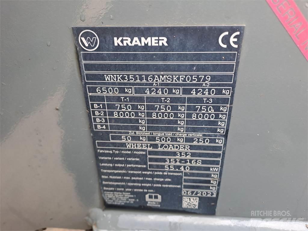 Kramer 352 Iekrāvēji uz riteņiem