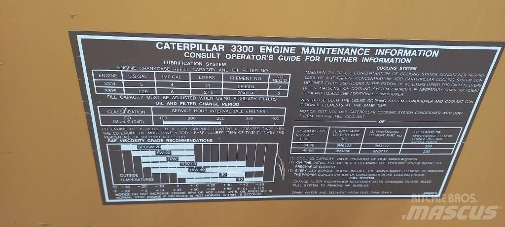 CAT 3306 Dīzeļģeneratori