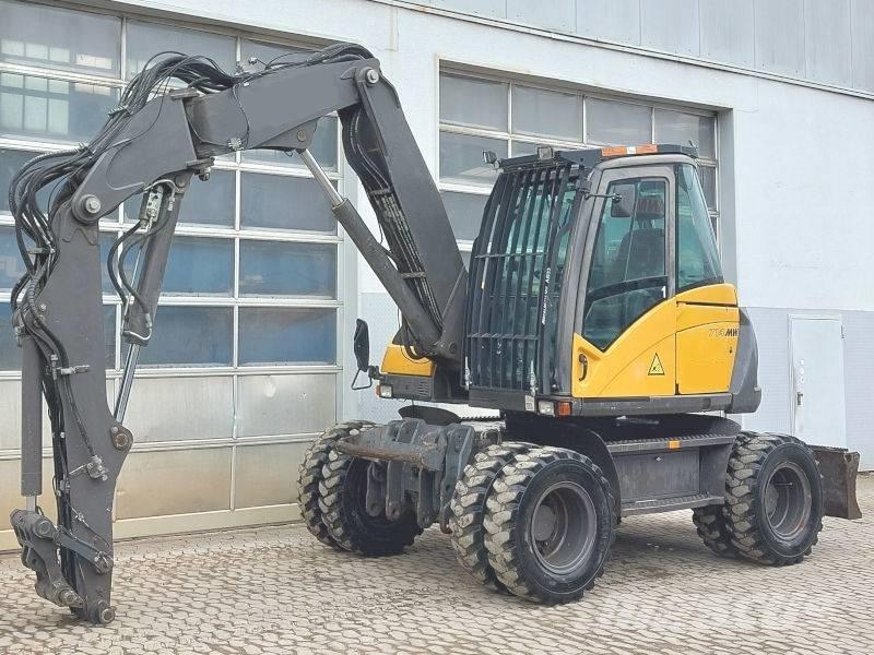 Mecalac 714 MW Ekskavatori uz riteņiem