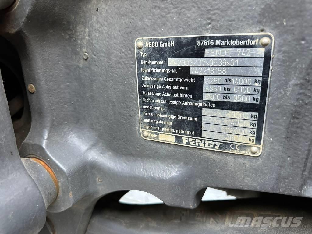 Fendt 722 Profi Plus Traktori