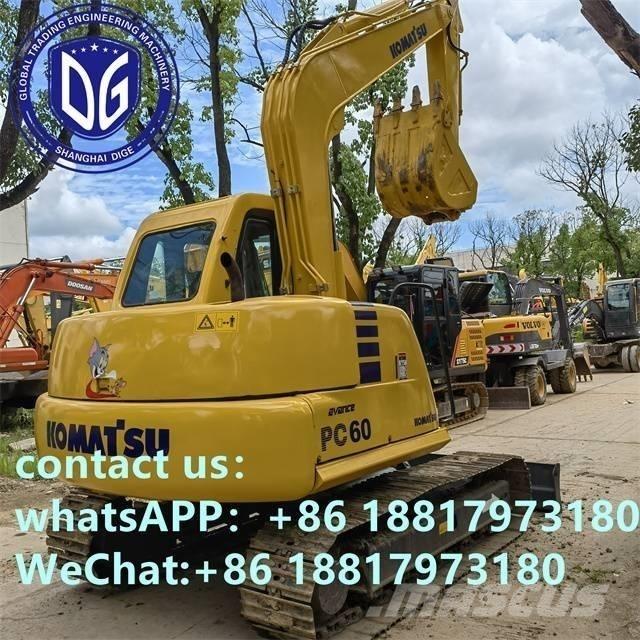 Komatsu PC 60-7C Kāpurķēžu ekskavatori