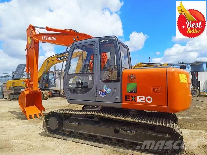 Hitachi EX 120 Kāpurķēžu ekskavatori