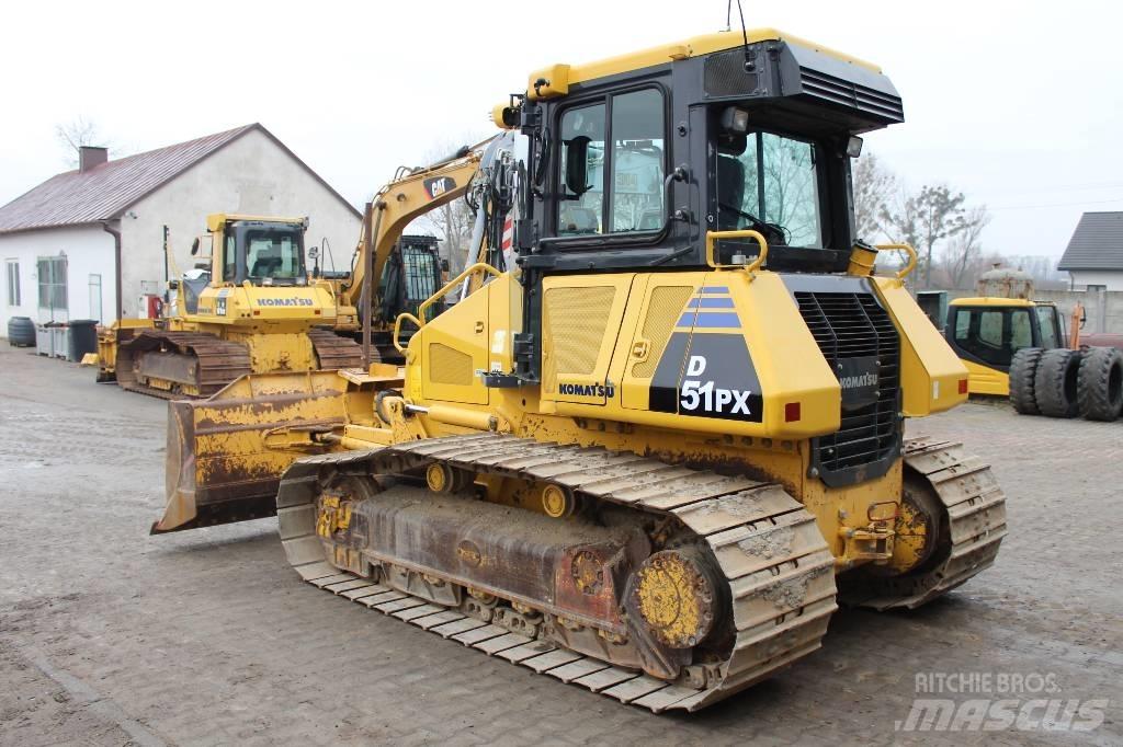 Komatsu D 51 PX-22 Kāpurķēžu buldozeri