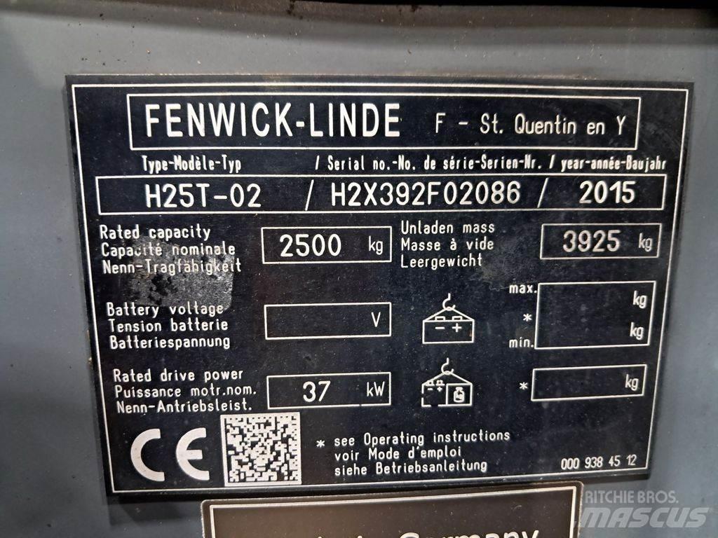 Linde H25T-02 LPG tehnika