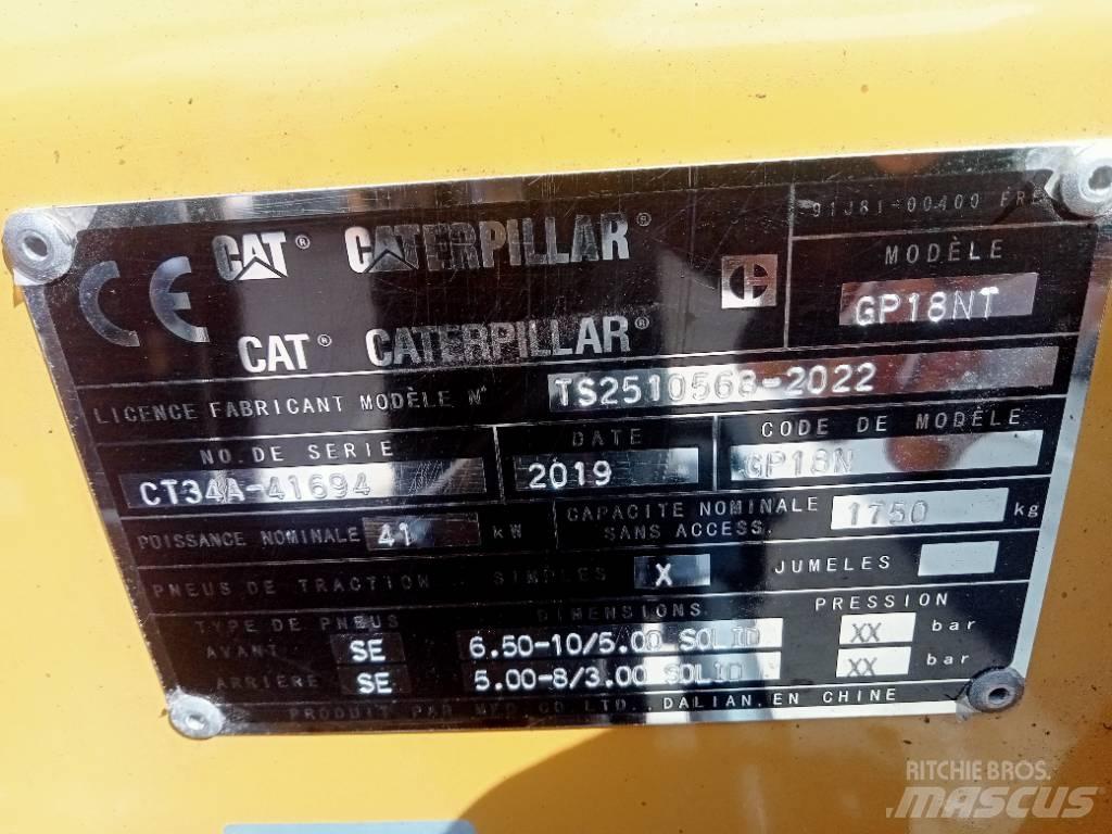 CAT GP 18 NT LPG tehnika