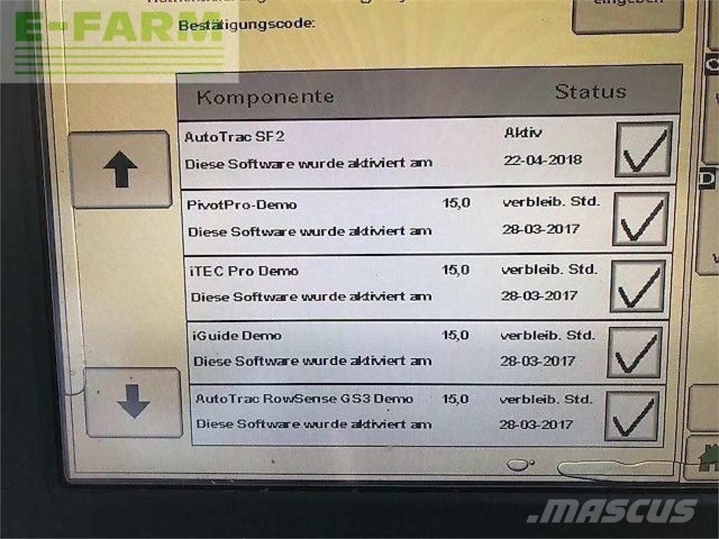 John Deere w660 Ražas novākšanas kombaini