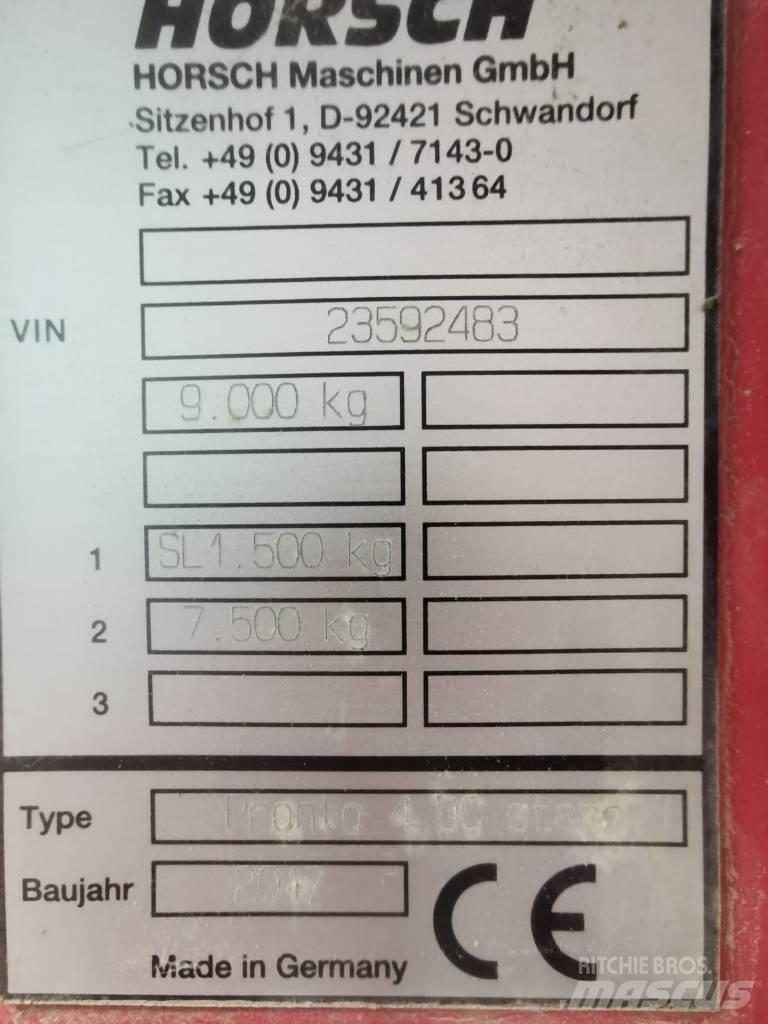 Horsch Pronto 4 DC Kombinētās sējmašīnas