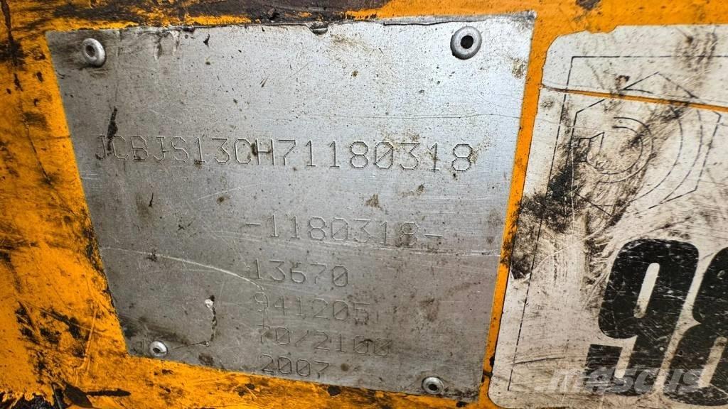 JCB JS 130 LC + JAK300 Kāpurķēžu ekskavatori