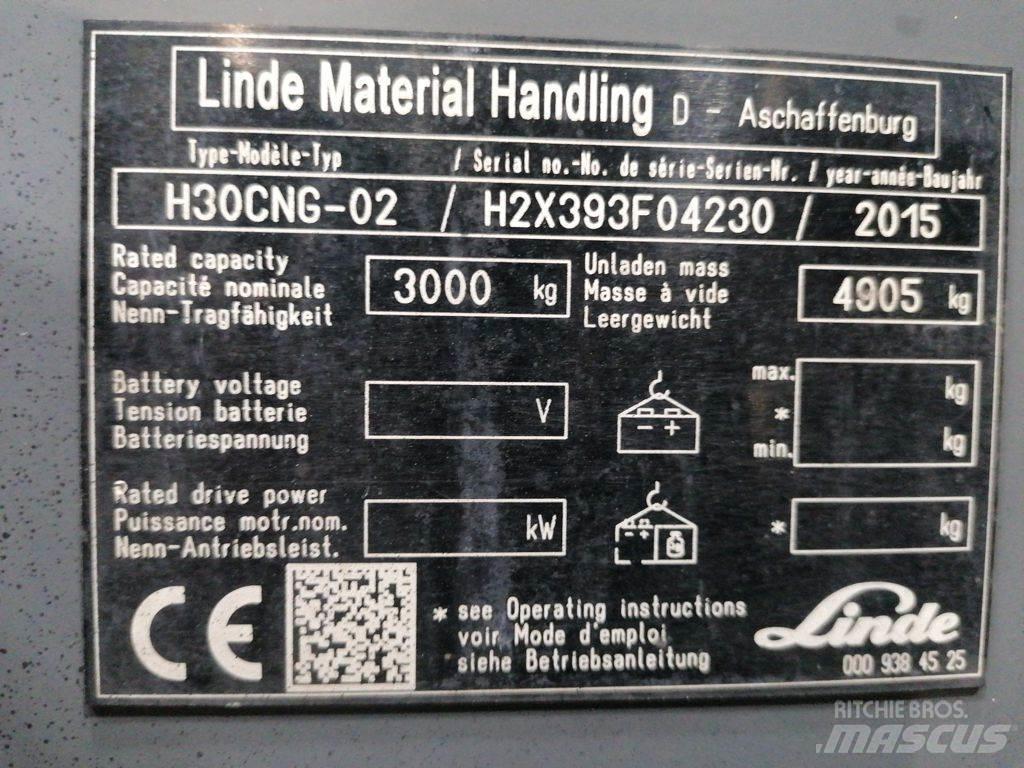 Linde H30CNG-02 LPG tehnika