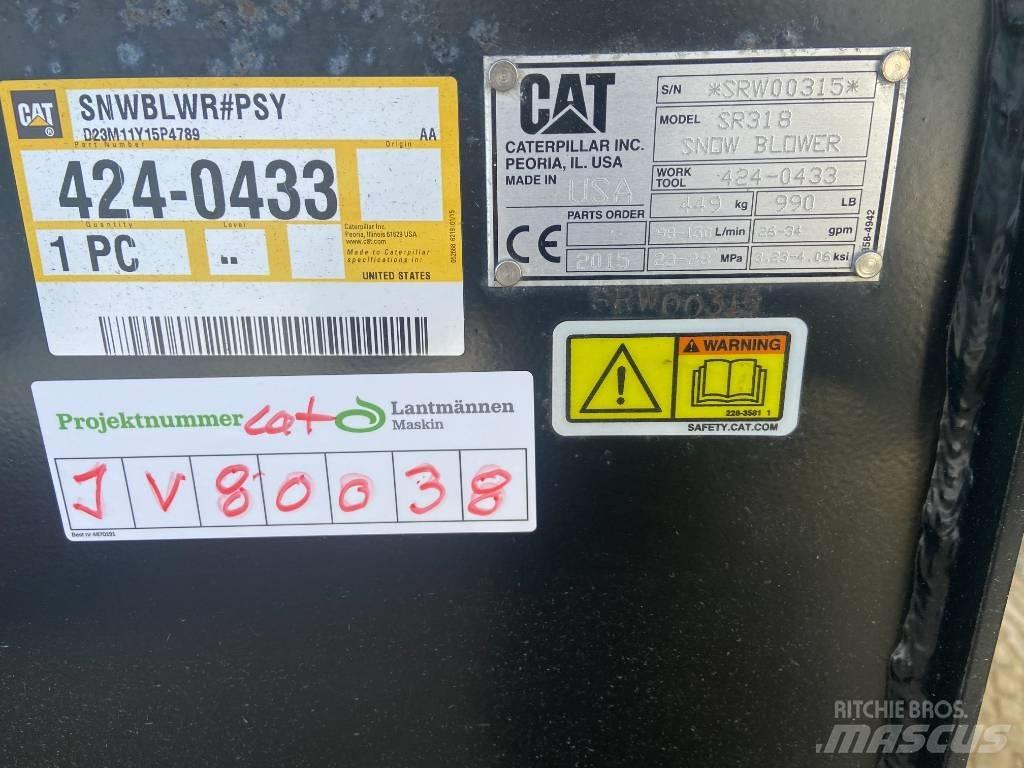 CAT SR318 SNÖ SLUNGA Sniega metēji