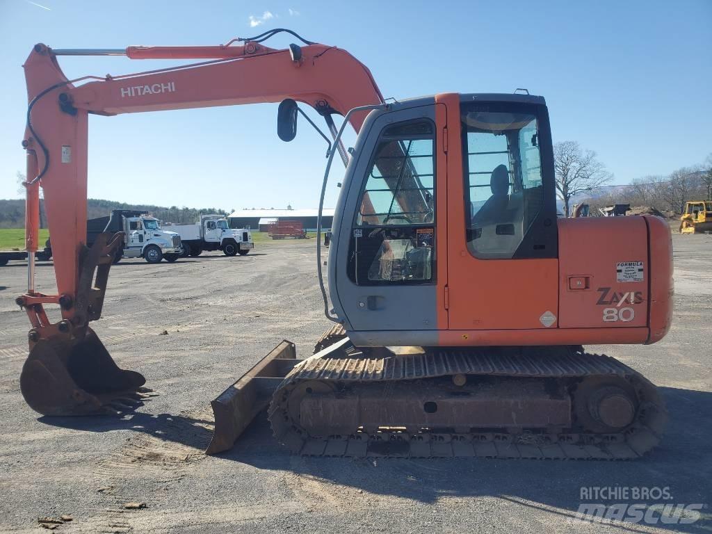 Hitachi ZX80 Kāpurķēžu ekskavatori