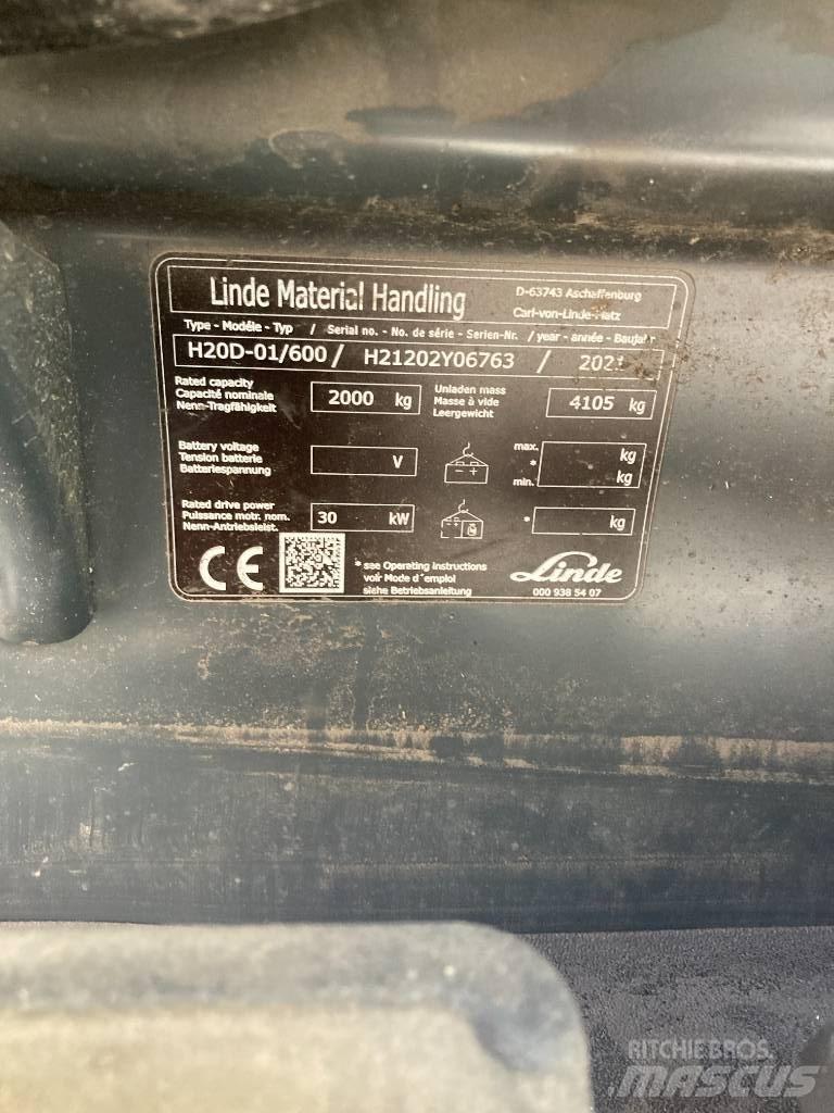 Linde H20/600D/1202 Tehnika ar dīzeļa dzinēju