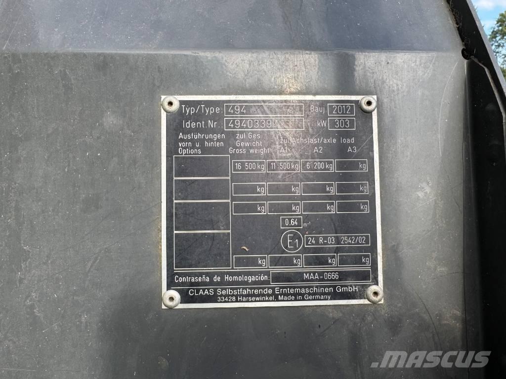 CLAAS Jaguar 930 Lopbarības novācēji