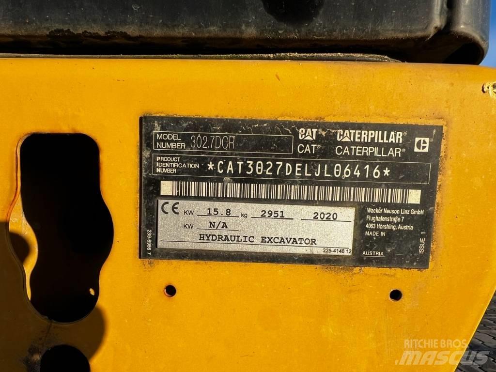 CAT 302.7 DCR Mini ekskavatori < 7 t