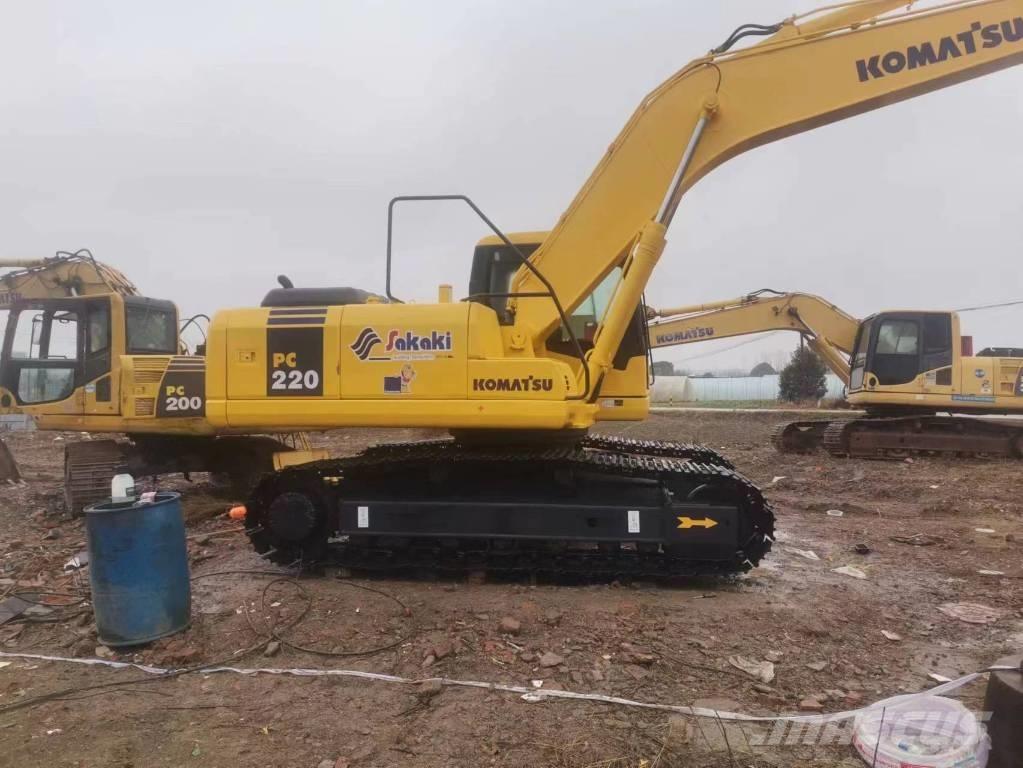 Komatsu pc220-7 Kāpurķēžu ekskavatori