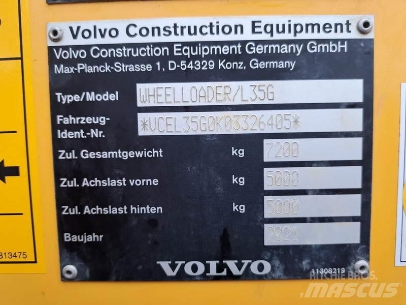 Volvo L 35 G Iekrāvēji uz riteņiem