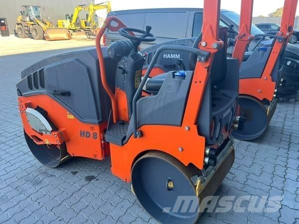 Hamm HD 8 Divvalču grunts veltņi