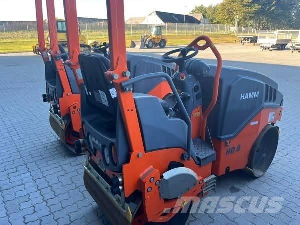 Hamm HD 8 Divvalču grunts veltņi