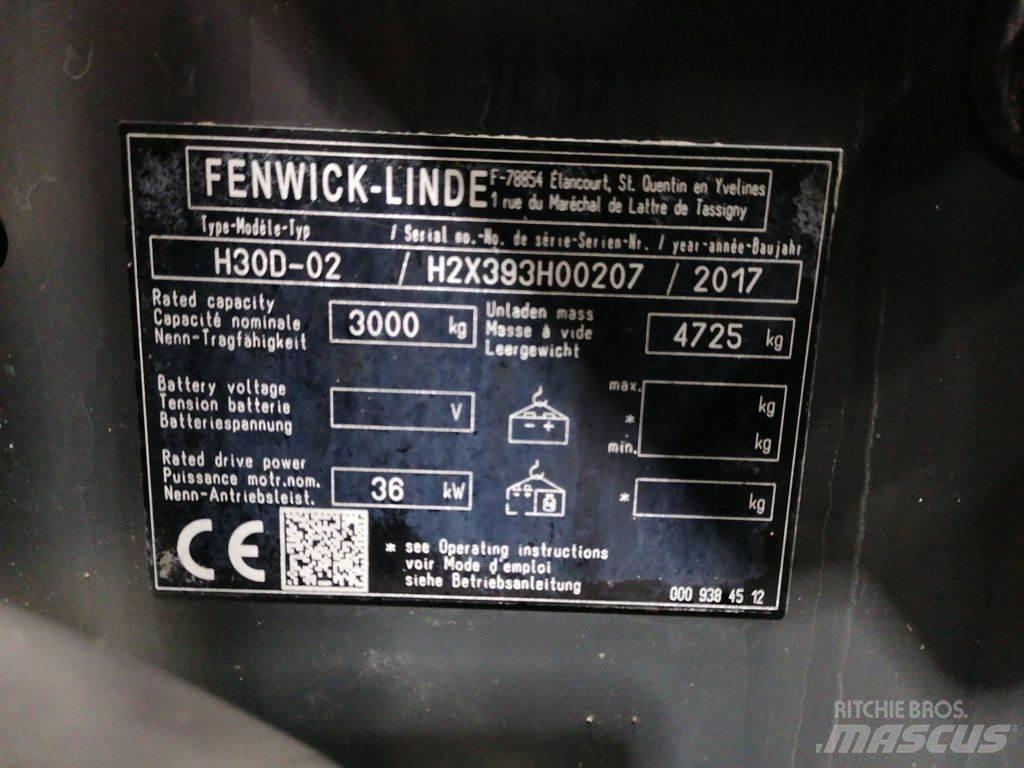 Linde H30D-02 Tehnika ar dīzeļa dzinēju