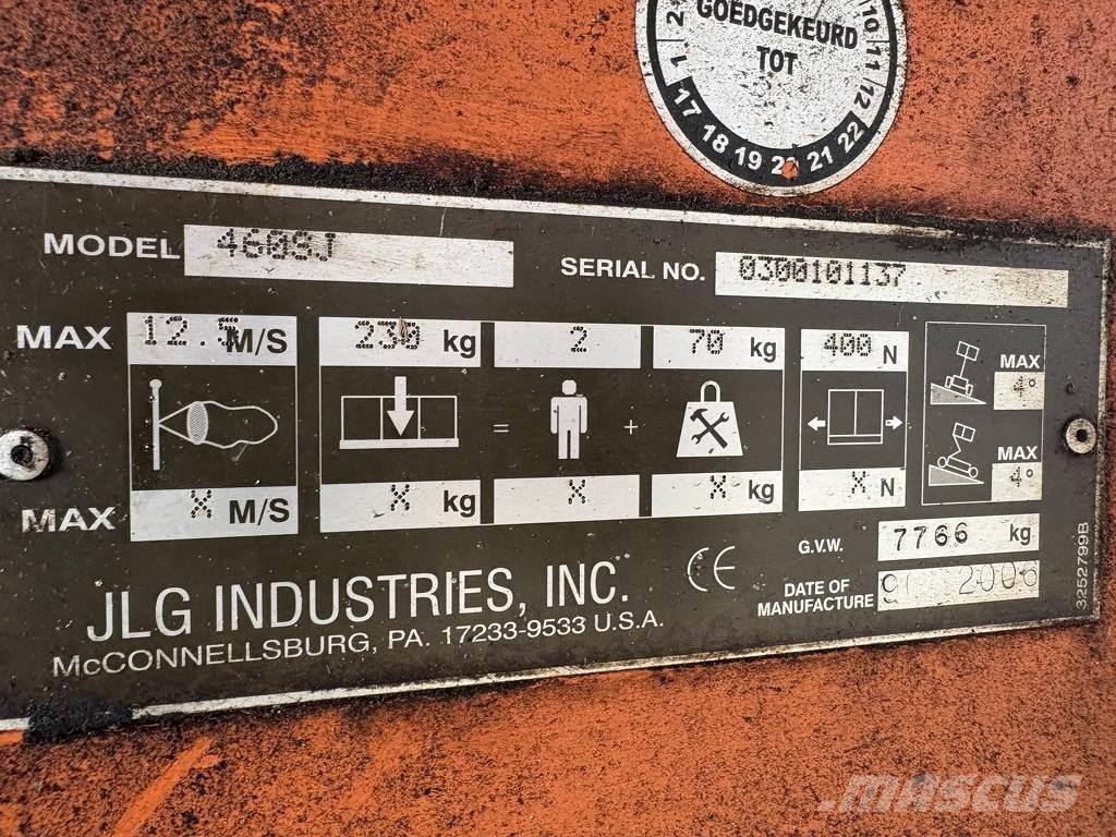 JLG 460sj Teleskopiskie pacēlāji