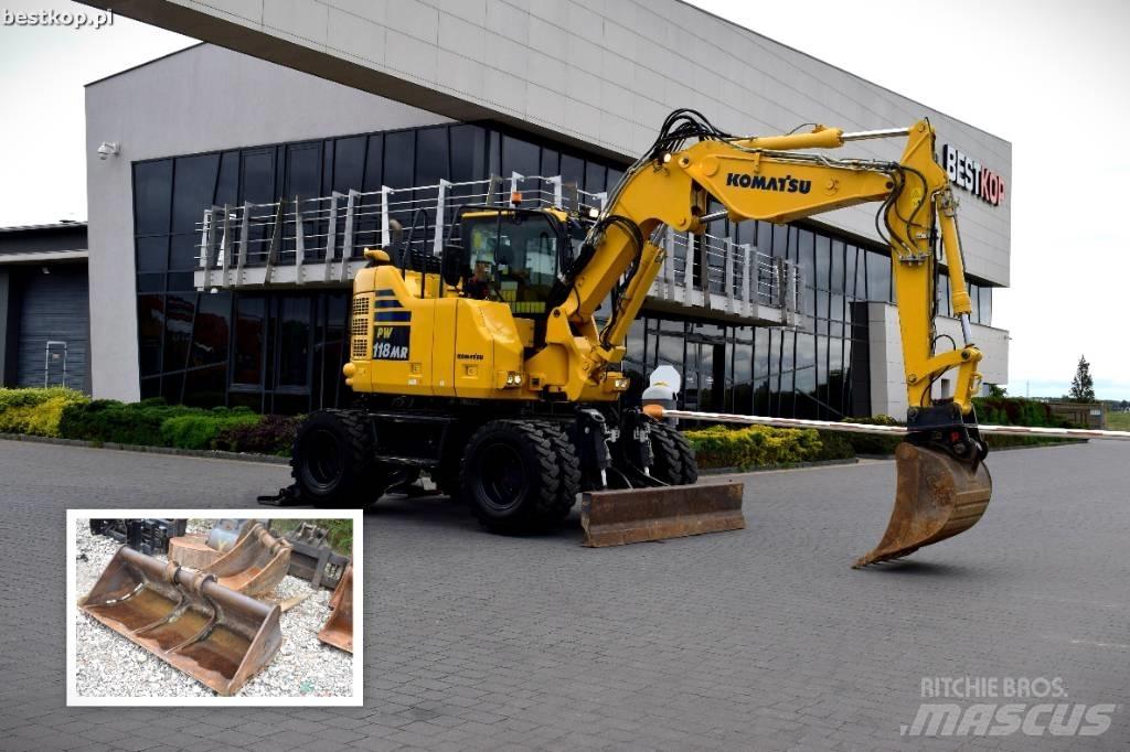 Komatsu PW118MR-11 Ekskavatori uz riteņiem