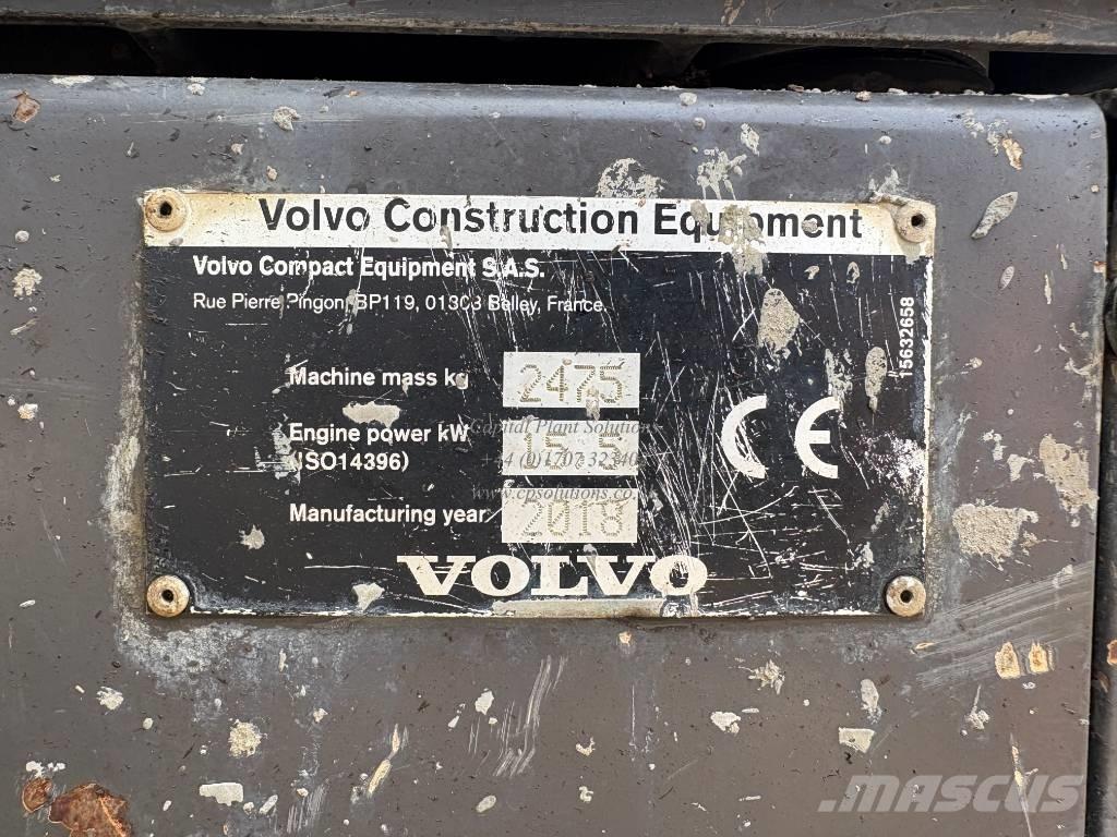 Volvo ECR 25 D Mini ekskavatori < 7 t