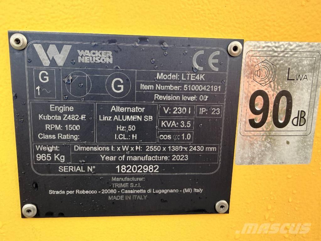 Wacker Neuson LTE4 K Gaismas torņi